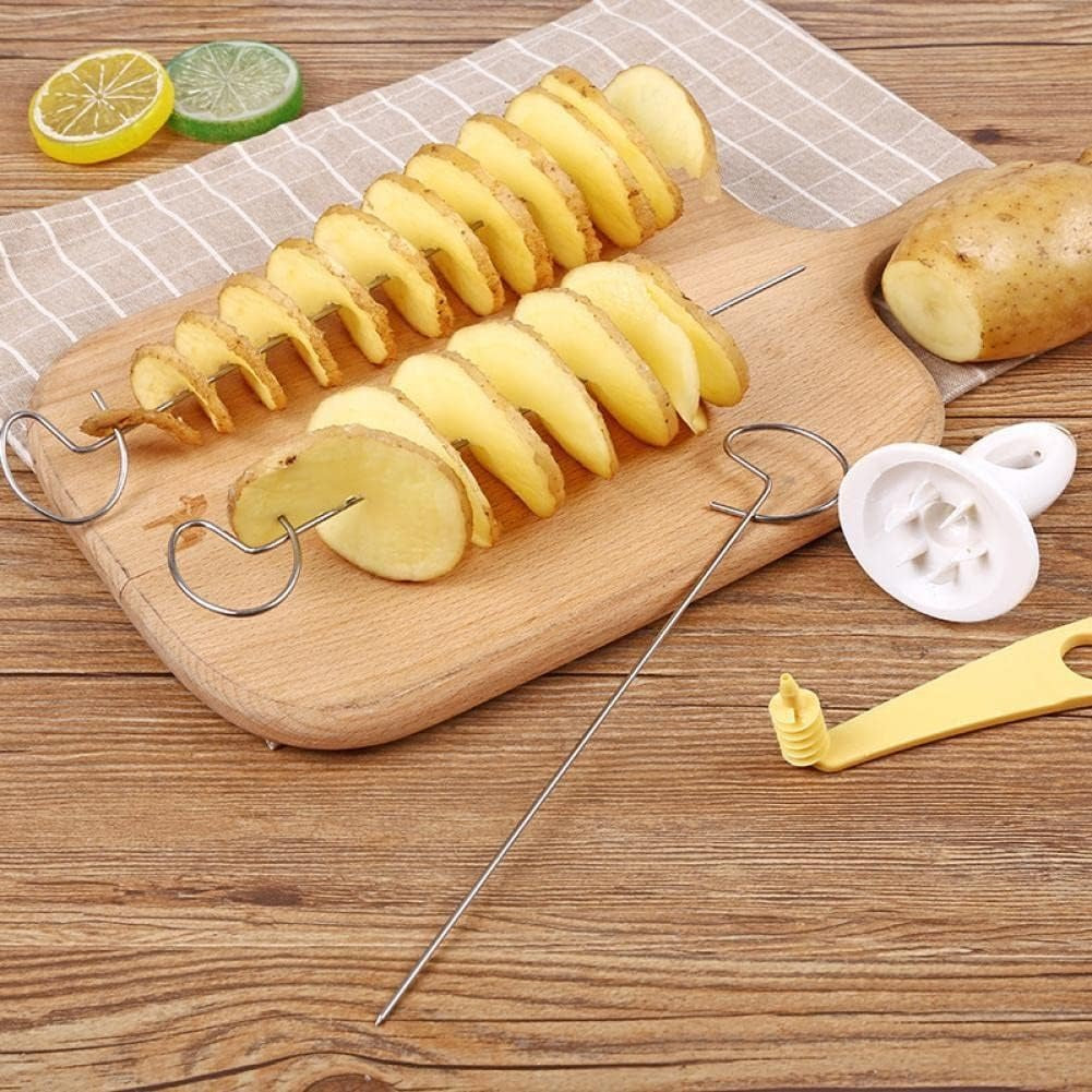 Mannual Spiral Potato Cutter 4Pcs Set