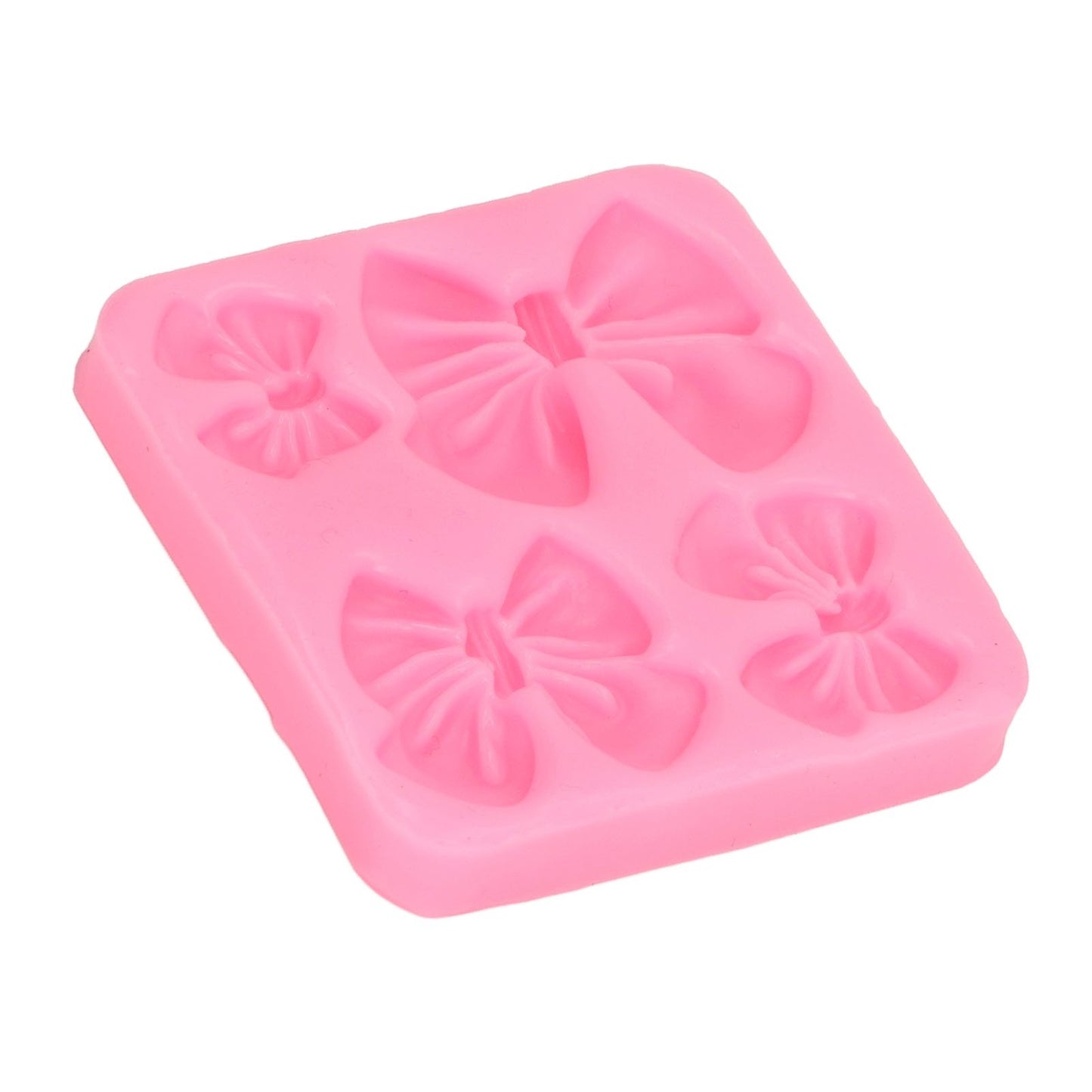 Bow Silicone Fondant Mold 4 Cavity