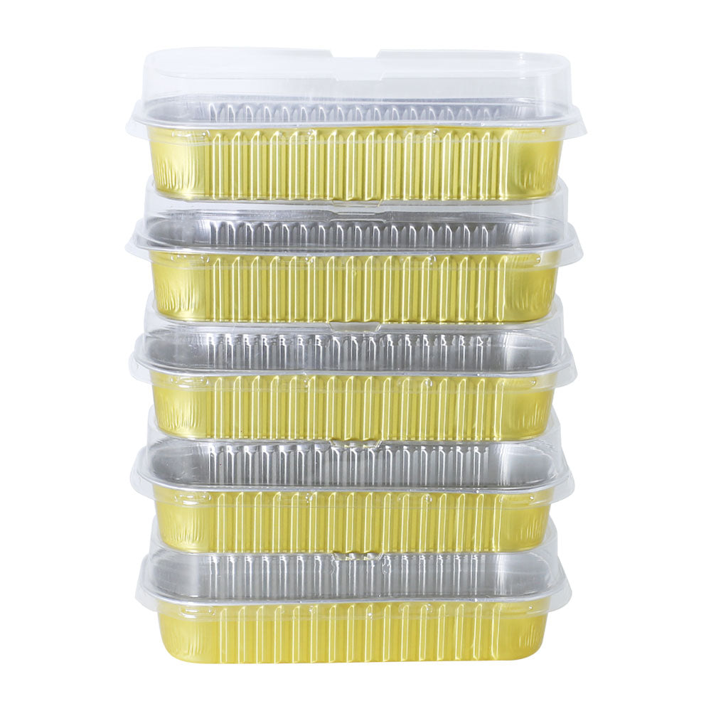 Disposable Aluminum Foil Loaf 5Pcs Set 16.5cm