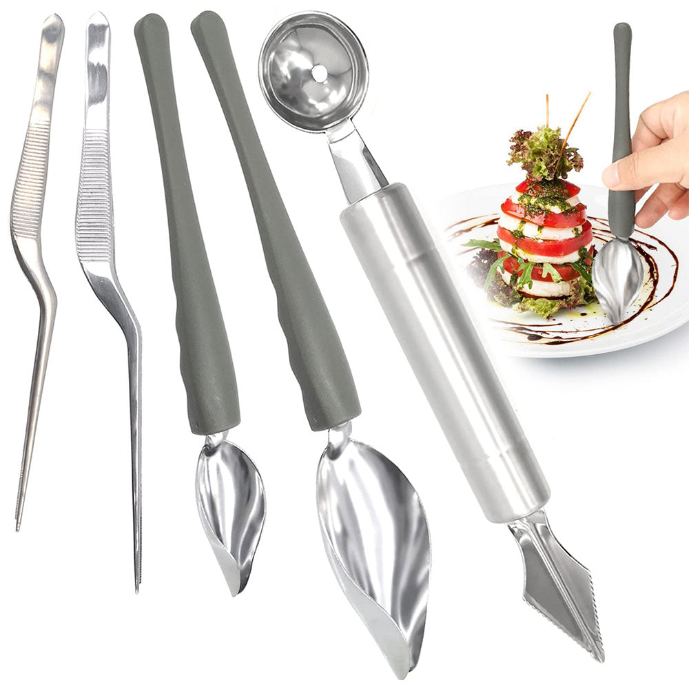5-Piece Culinary Drawing And Decorating Spoon Set
