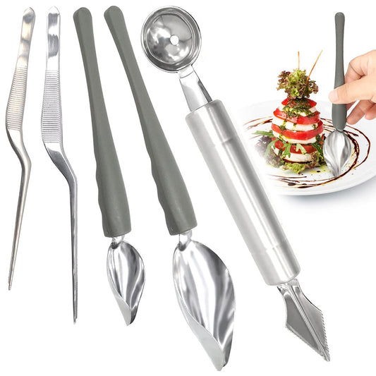 5-Piece Culinary Drawing And Decorating Spoon Set