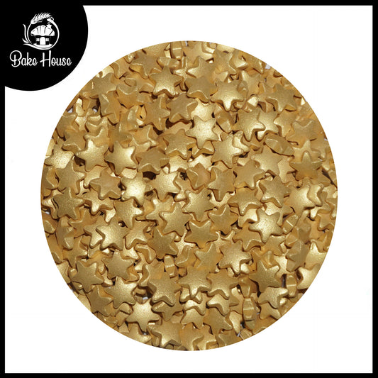 Bake House Gold Star Edible Sprinkles