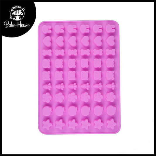 9 Different Designs Silicone Chocolate Mold 54 Cavity