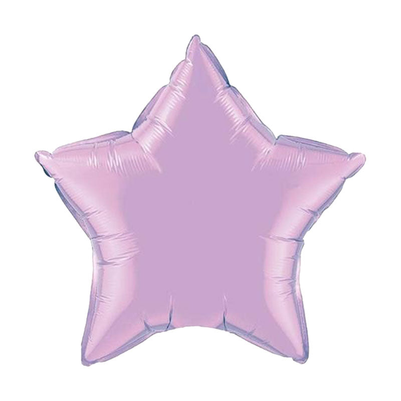 16 Inch Crystal Pink Star Shape Foil Balloon For Party Decoration