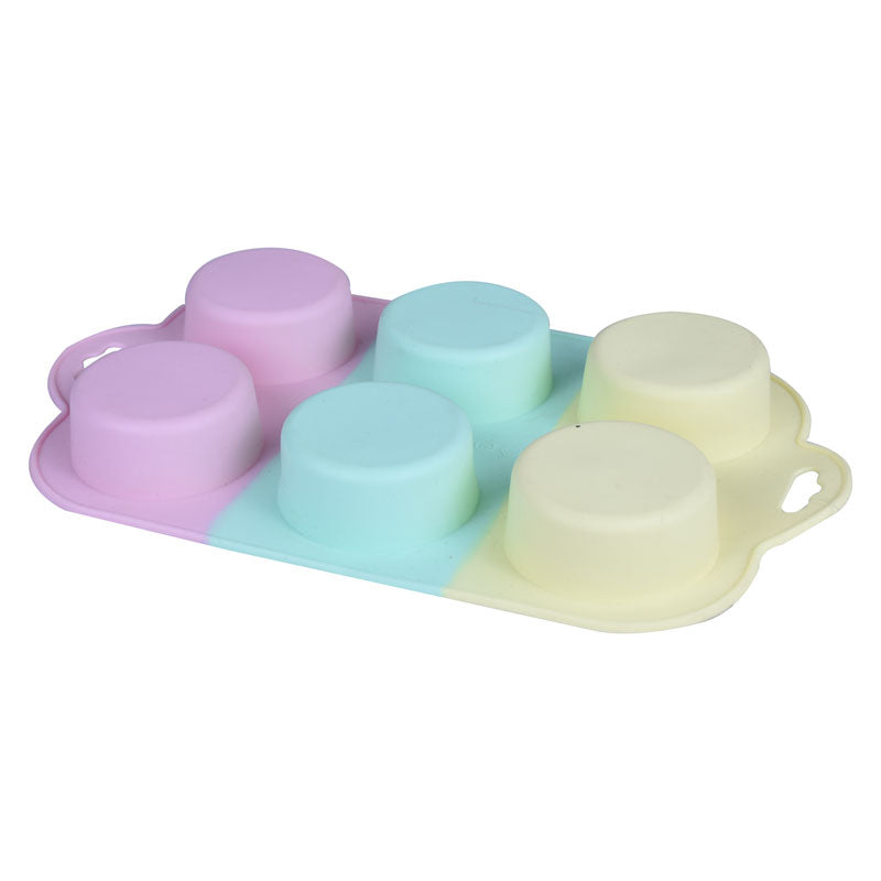 Silicone Muffin Cupcake Baking Tray 6 Cavity