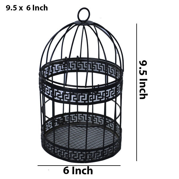 Bird Cage 3pcs Set Black