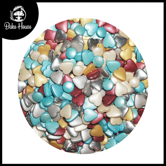 Bake House Multicolor Heart Mix Sprinkles