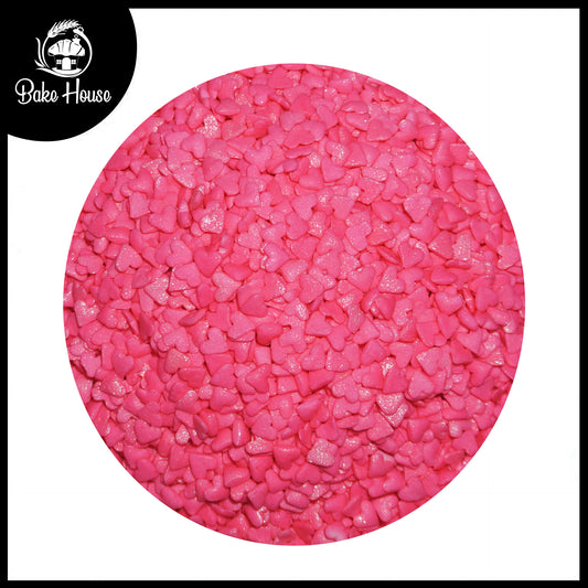 Bake House Neon Pink Heart Sprinkles