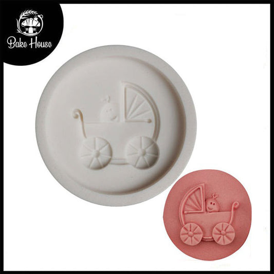 Little Baby Pram Silicone Fondant Mold