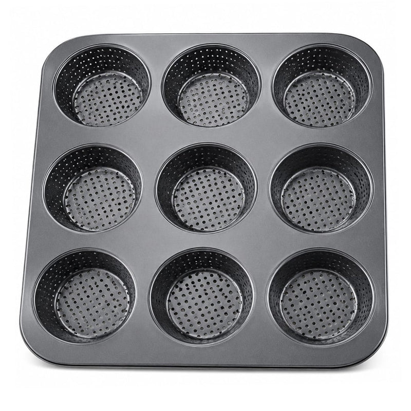 Cupcake muffin Non-Stick With Hole 8cm 9 Cavity