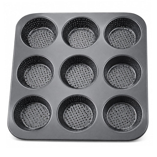 Cupcake muffin Non-Stick With Hole 8cm 9 Cavity
