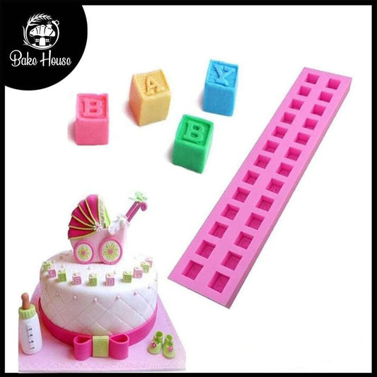 A To Z Alphabet Silicone Fondant & Chocolate Mold