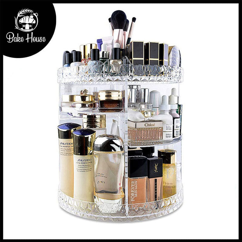 Acrylic Cosmetic Rotating Organizer