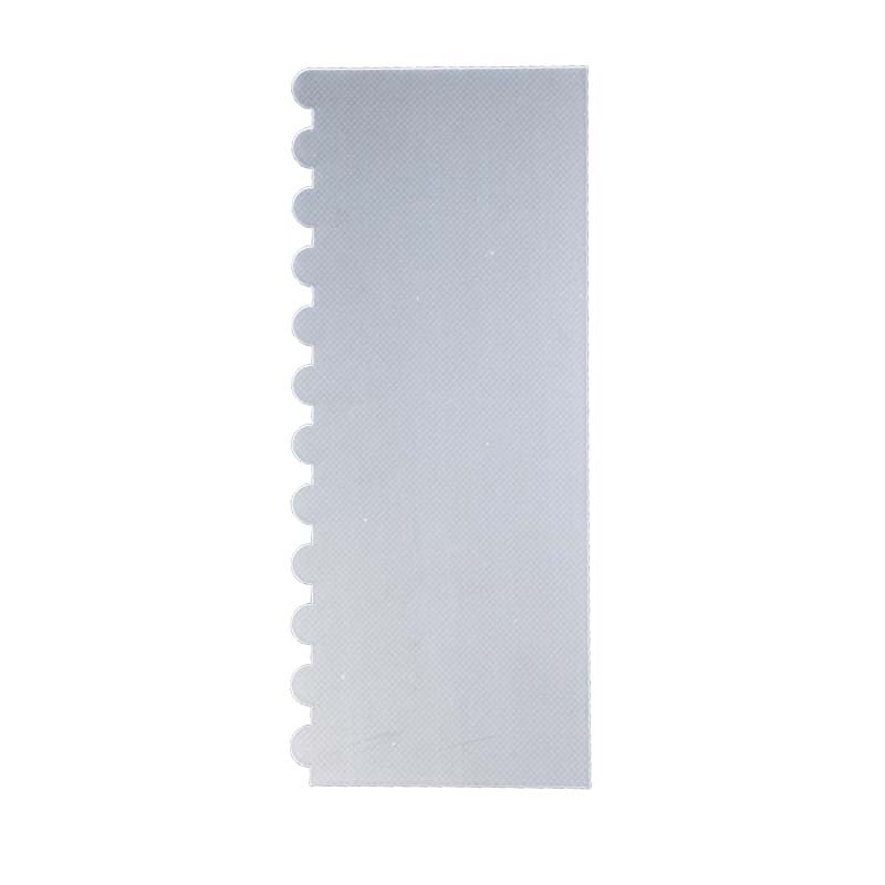 Acrylic Double Sided, Cake Edges Decorating Comb Design 02