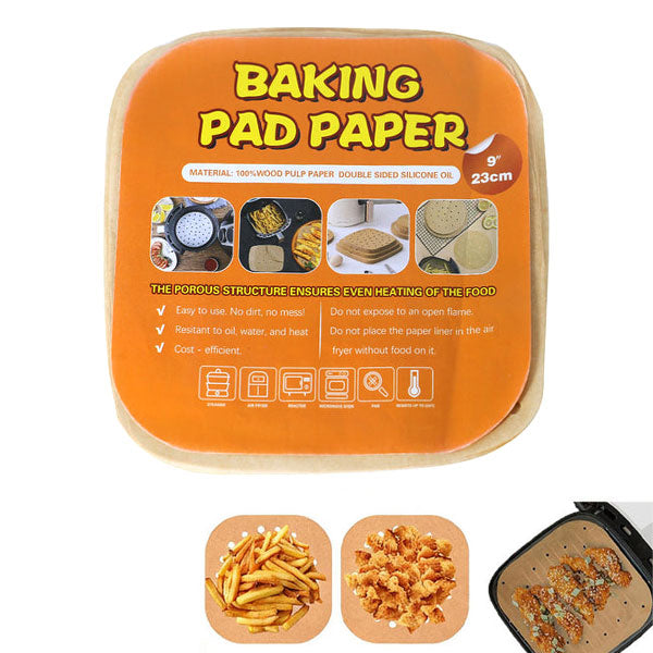 Air Fryer Square Disposable Paper 23cm