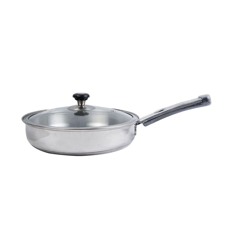 Alpha Durable Stainless Steel Encapsulated Frying Pan (26cm) – Bake House -  The Baking Treasure