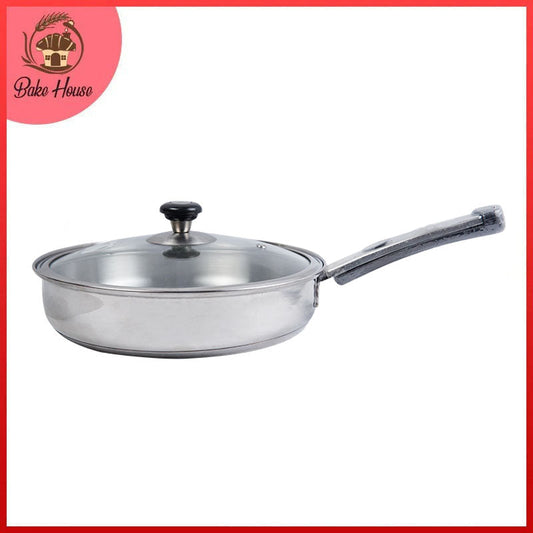 Alpha Durable Stainless Steel Encapsulated Frying Pan  (26cm)