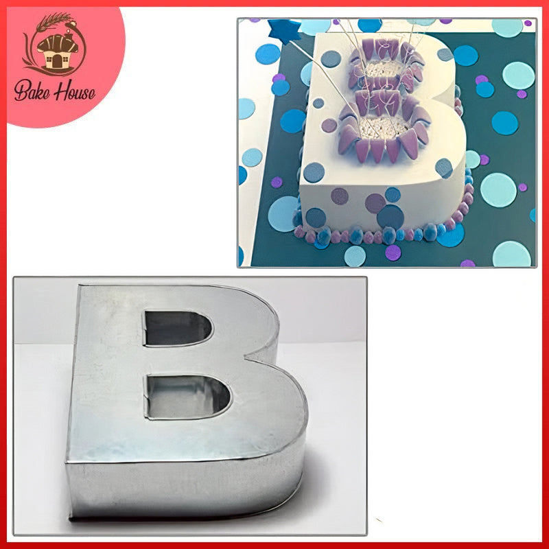 Alphabet Letter B Steel Cake Baking Mold