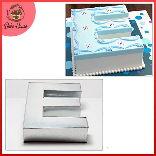Alphabet Letter E Steel Cake Baking Mold
