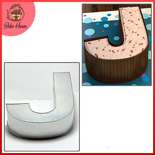 Alphabet Letter J Steel Cake Baking Mold