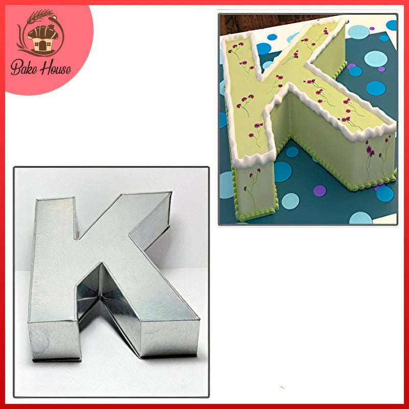Alphabet Letter K Steel Cake Baking Mold