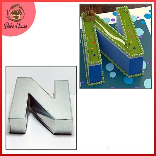 Alphabet Letter N Steel Cake Baking Mold