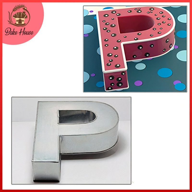 Alphabet Letter P Steel Cake Baking Mold