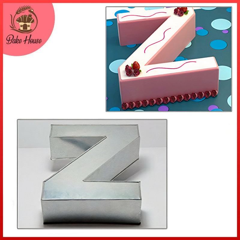 Alphabet Letter Z Steel Cake Baking Mold