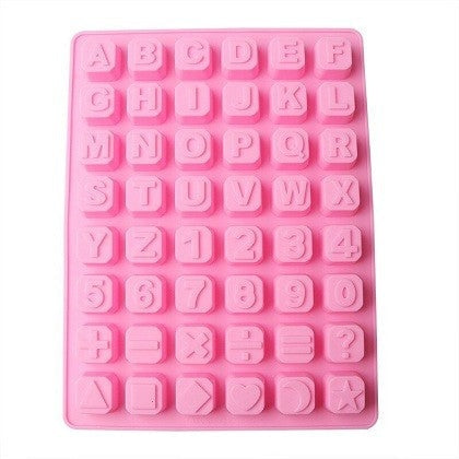 Alphabet Number & Symbols Silicone Mold