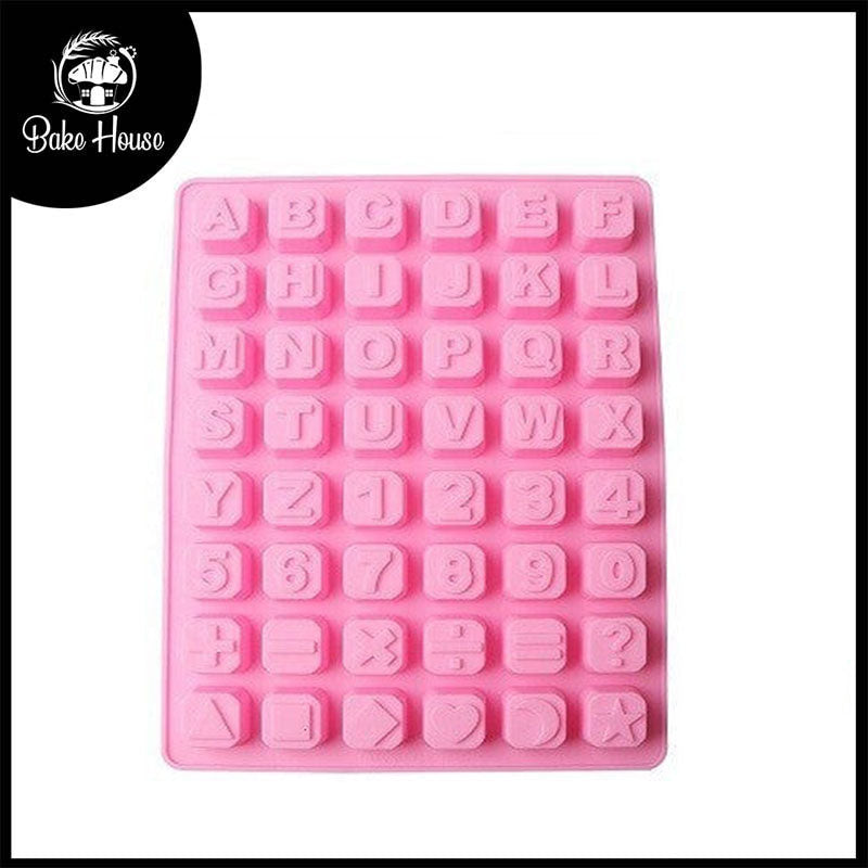 Alphabet Number & Symbols Silicone Mold