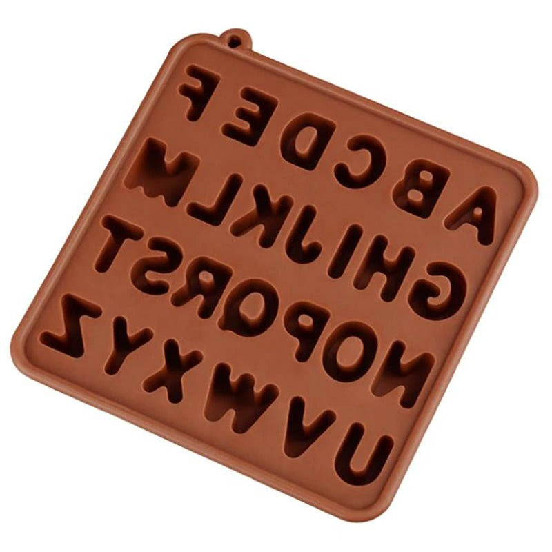 Alphabet Silicone Chocolate Mold