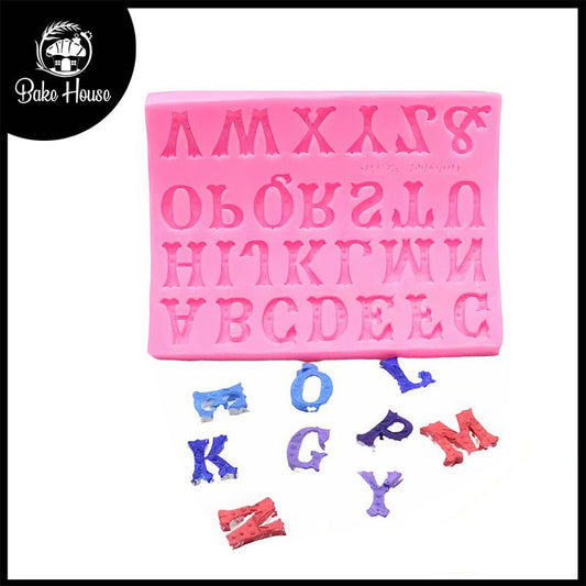 Alphabet Silicone Fondant & Chocolate Mold A To Z