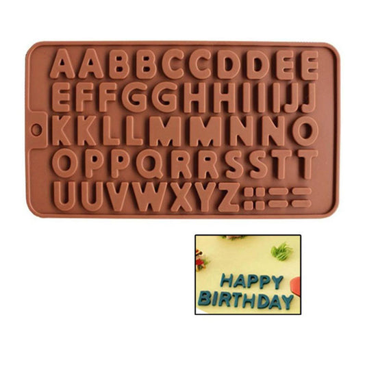 Alphabets Silicone Chocolate & Candy Mold
