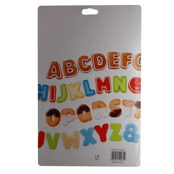 Alphabets & Symbols Cutter Set Colorful Plastic