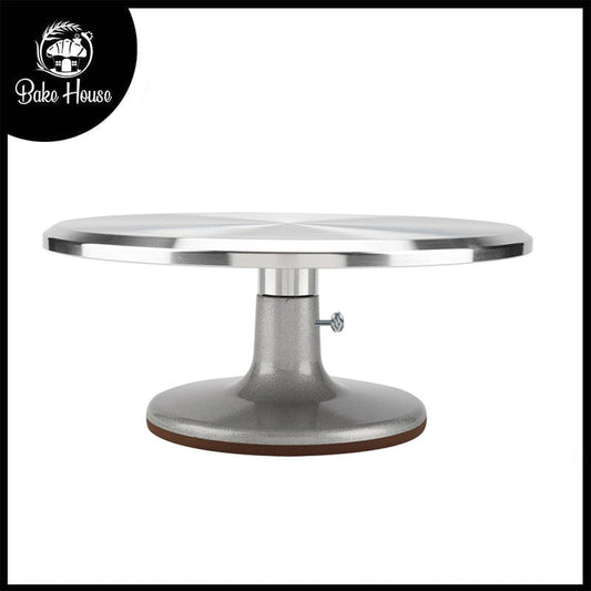 Aluminium Cake Rotating Turntable With Lock 29cm