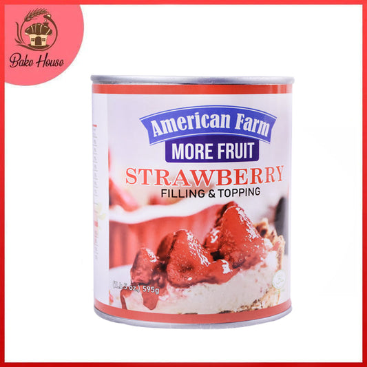 American Farm Strawberry Filling & Topping 595g