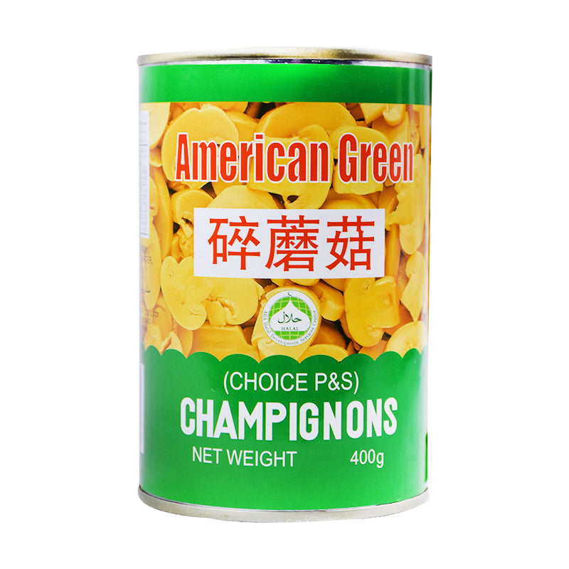 American Green Champignons 400g Tin