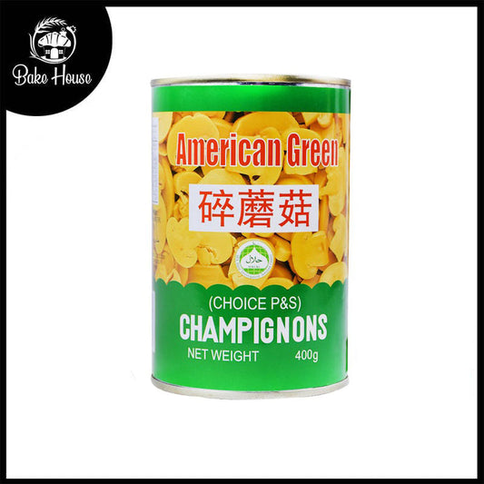 American Green Champignons 400g Tin