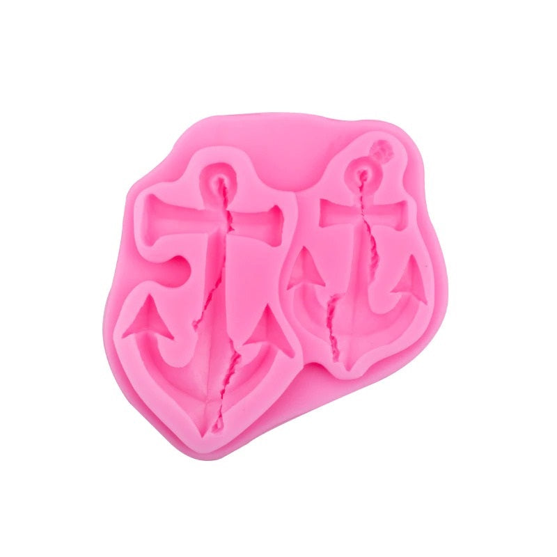 Anchor Silicone Fondant Mold 2 Cavity