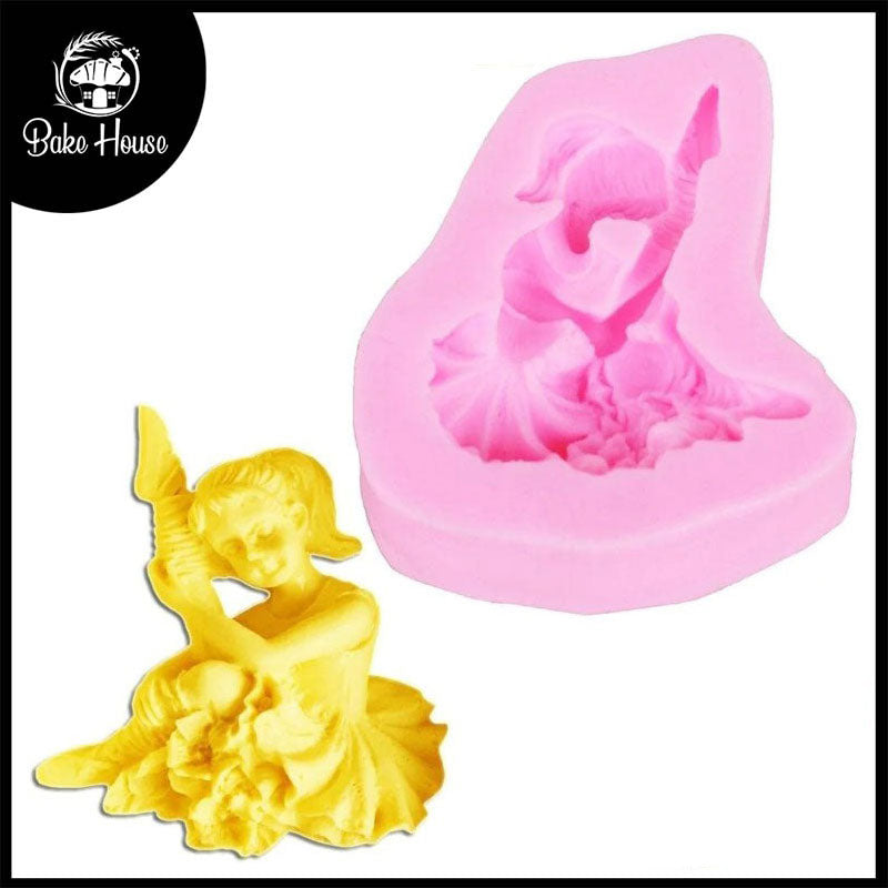 Angel Ballet Girl Silicone Fondant & Chocolate Mold