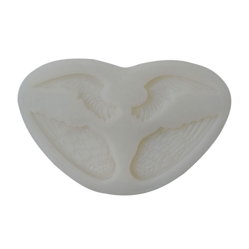 Angel Wings Silicone Fondant & Chocolate Mold 4 Cavity Design 02