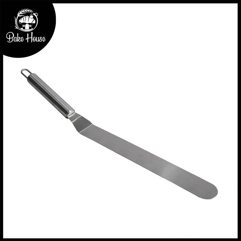 Angled Spatula Knife Full Stainless Steel Large Bake House The