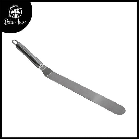Angled Spatula Knife Full Stainless Steel Large