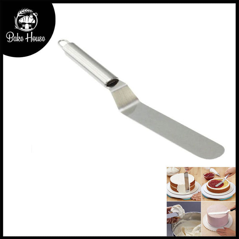 Angled Spatula Knife Full Stainless Steel Small