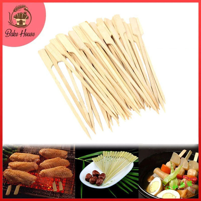 BBQ Bamboo Skewer Sticks 8Pcs Set