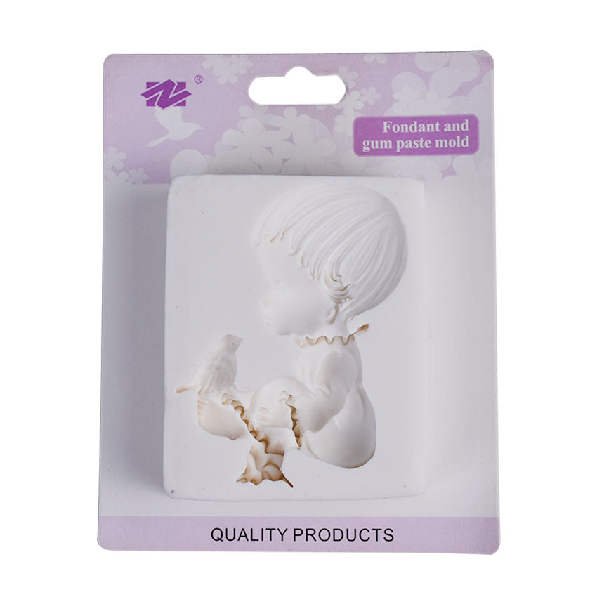 Baby & Bird Silicone Fondant Mold