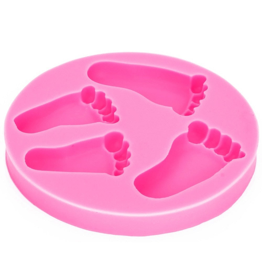 Baby feet silicone outlet mould