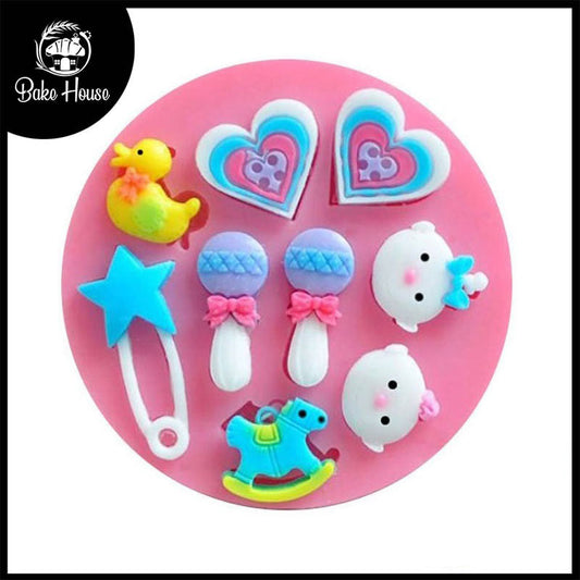 Baby Shower Silicone Fondant & Chocolate Mold