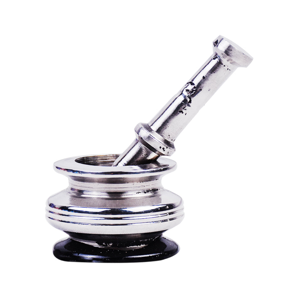 Bahoo Stainless Steel Mortar & Pestle Set Design 01, Size 03