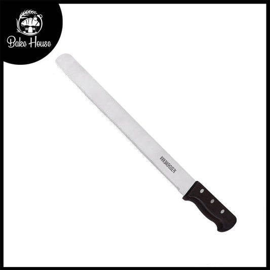 Bake House Cake Cutting Knife Steel With Wood Handle 14 Inch